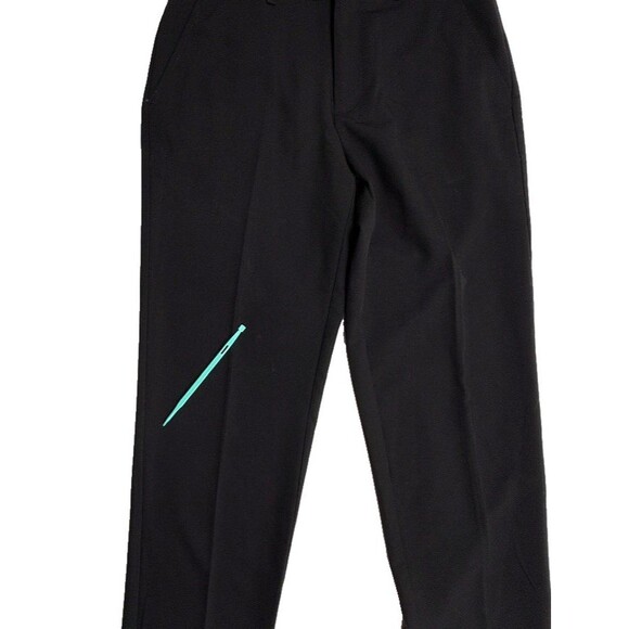 NWT Izod Boys Black Flat Front Stretch Dress Pants Slacks Uniform 14 Regular - Picture 9 of 13